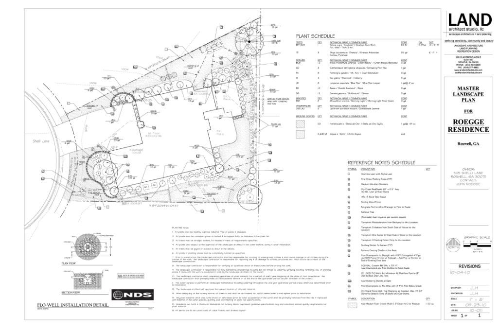 Residental Landscape Plans