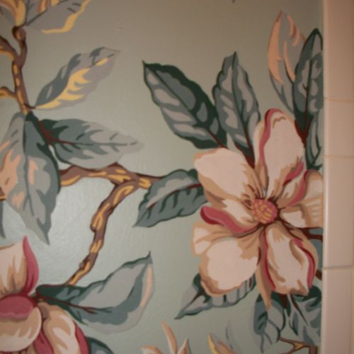 Trompe l'oeil painting and faux finishes