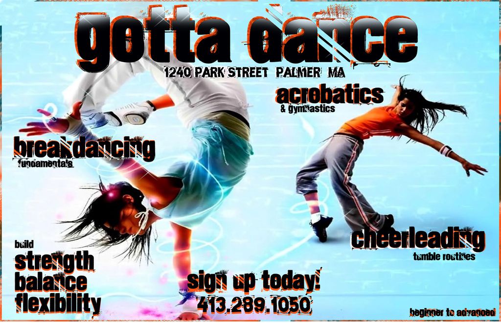 Print Advertisement for Dance Studio
