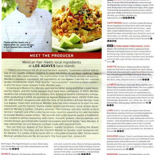 Chef Jaime Mendez Review From Seattle Metropolitan