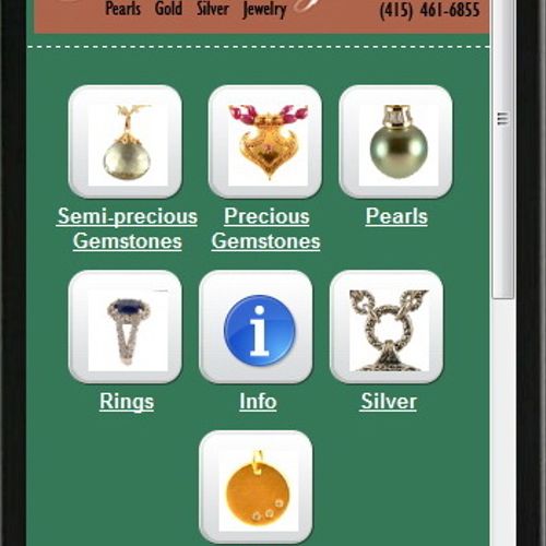 Mobile Optimized Website created for Prem Mala Ent