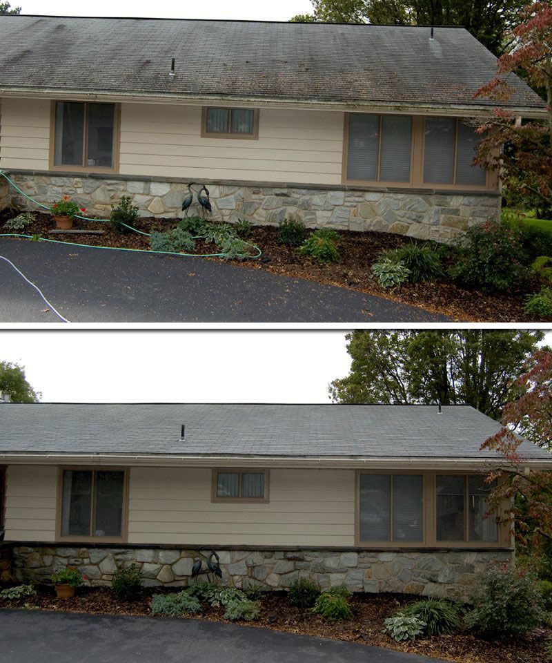 Roof Cleaning at its finest! Lancaster PA