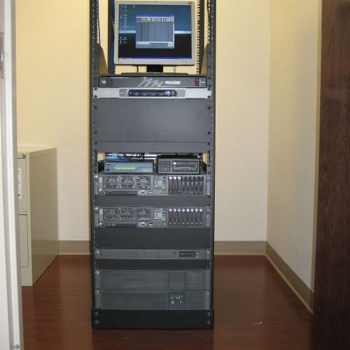 Complex server and network systems installed with 