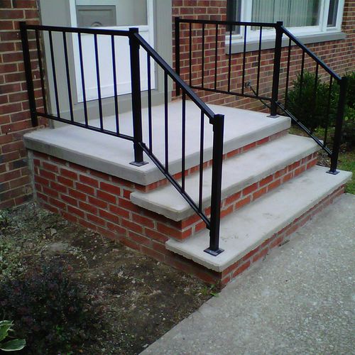 New Steps With New Hand Rails