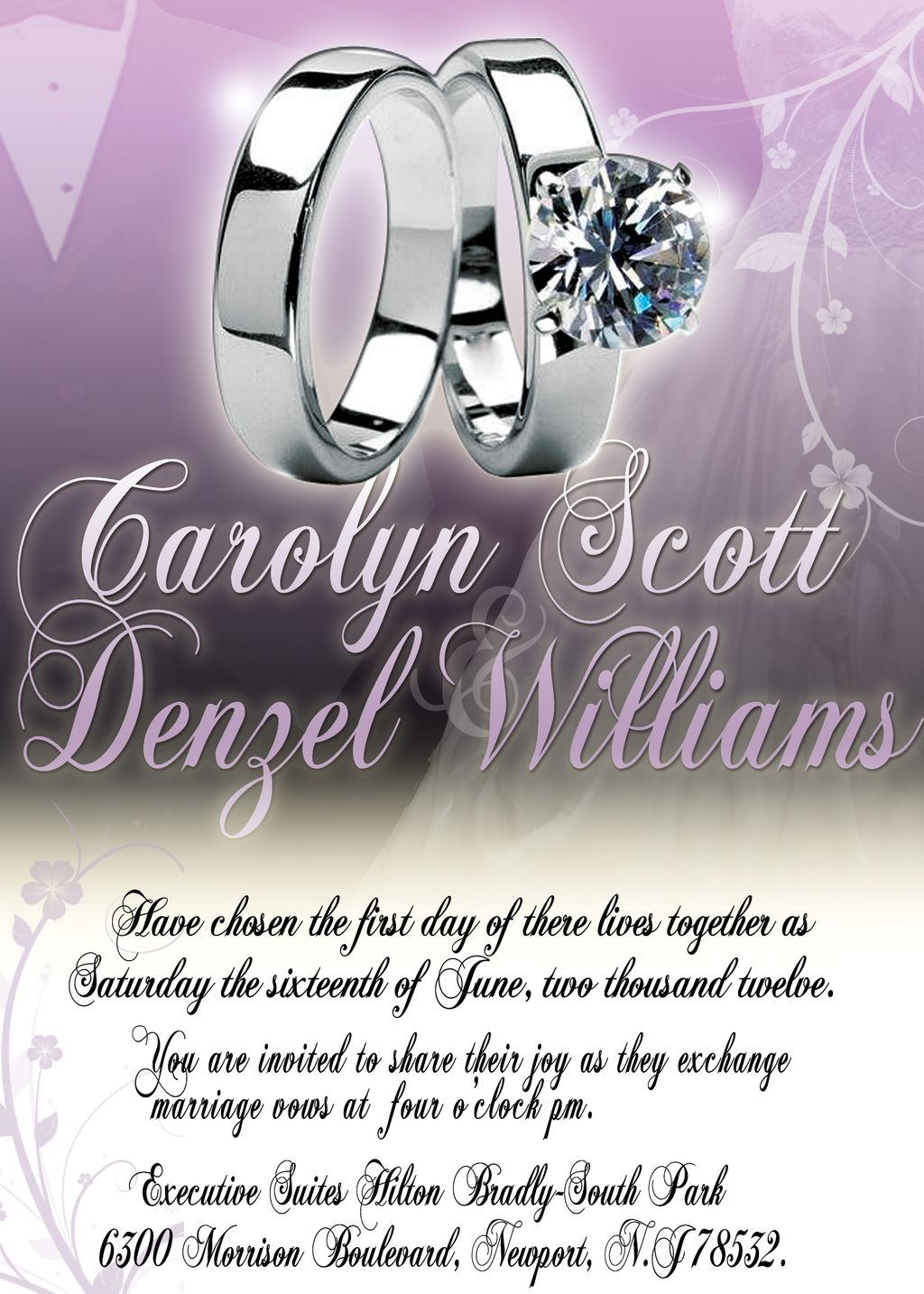 Wedding Invitations.