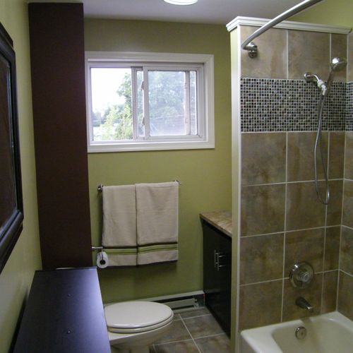Total Bathroom demo and remodel