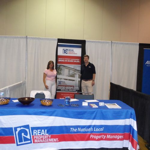 We work trade shows to let other Realtors know abo