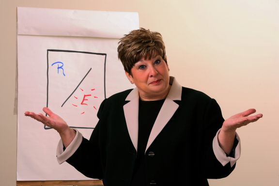 How do you deal with conflict? In this photo Deann