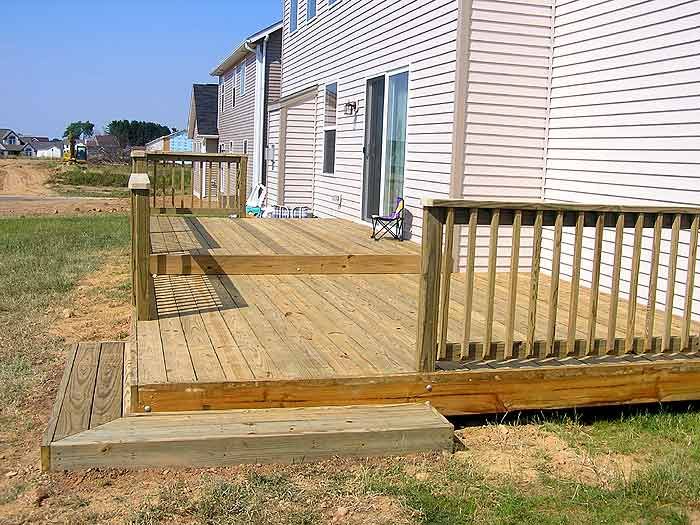 another deck with simple elevation change