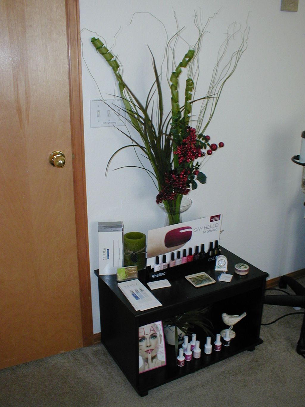 Nail Products such as CND Shellac, and Young Nails