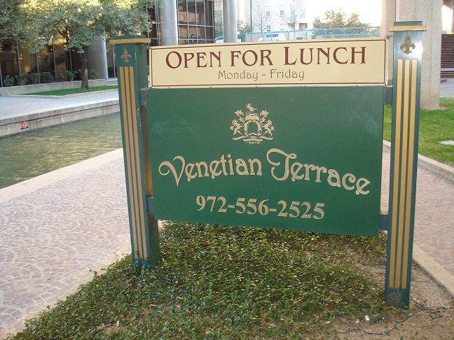The Venetian Terrace; the site of Jose and Sara's 