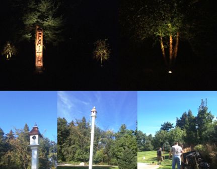 Low Voltage lighting, Bird House Camera system