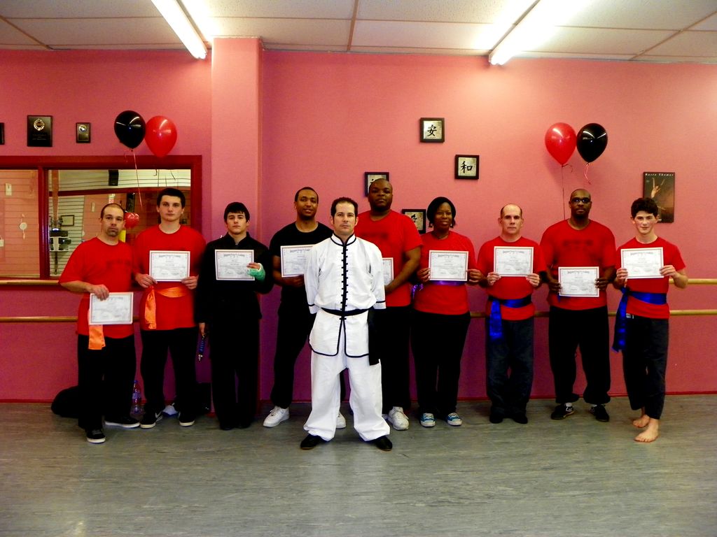 Sifu Tom Lugo and his students