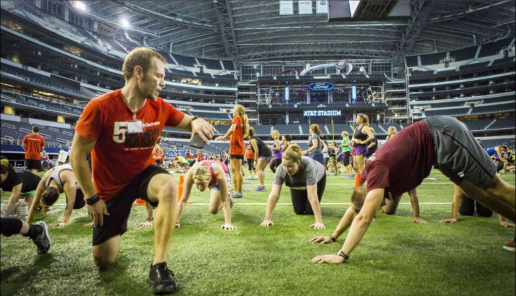 Training 1,300 people at AT&T / Cowboys Stadium