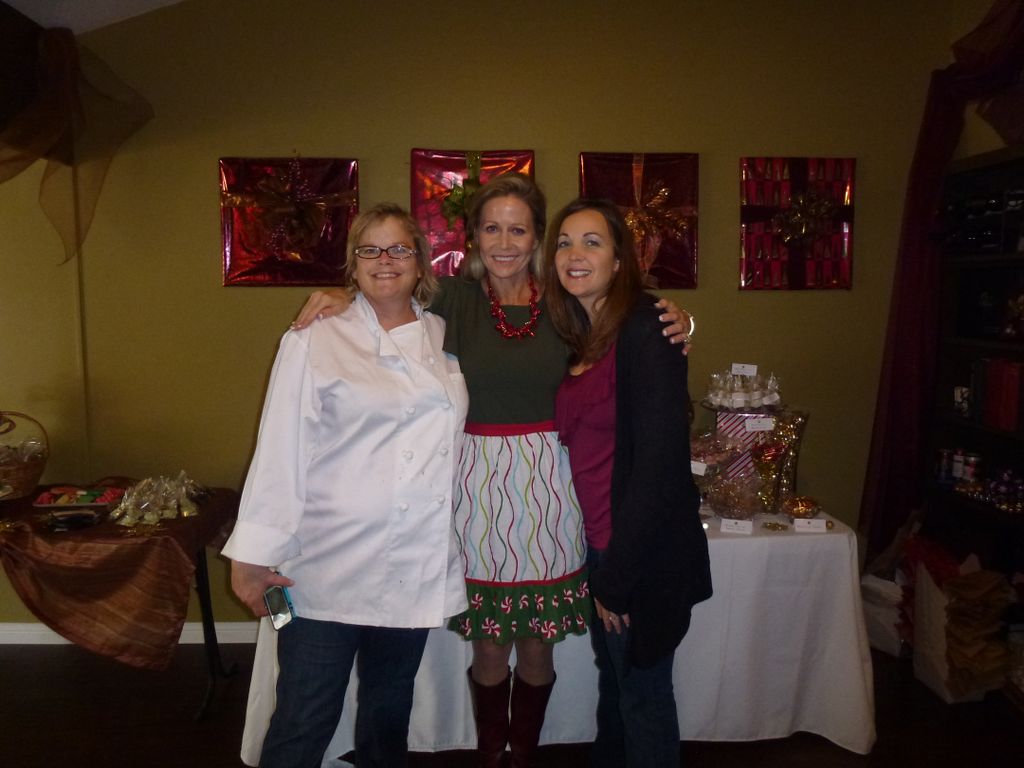 I'm on the right.  This year, I hosted our PTA tea