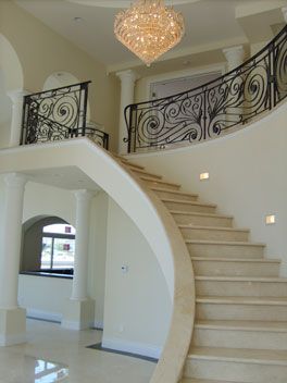 Granite Flooring and Stairway