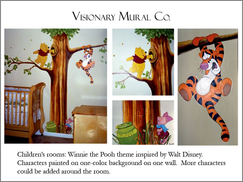 character mural inspired by Disney s Winnie the Po