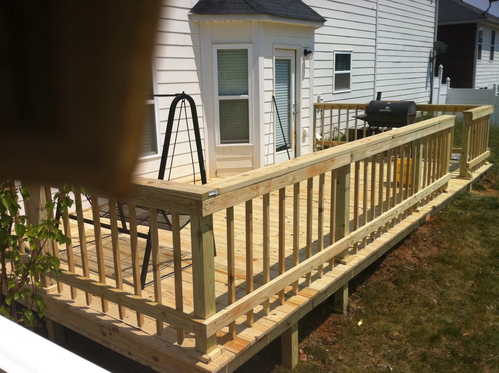 a 16'x 24' deck completed  12 dec 2011