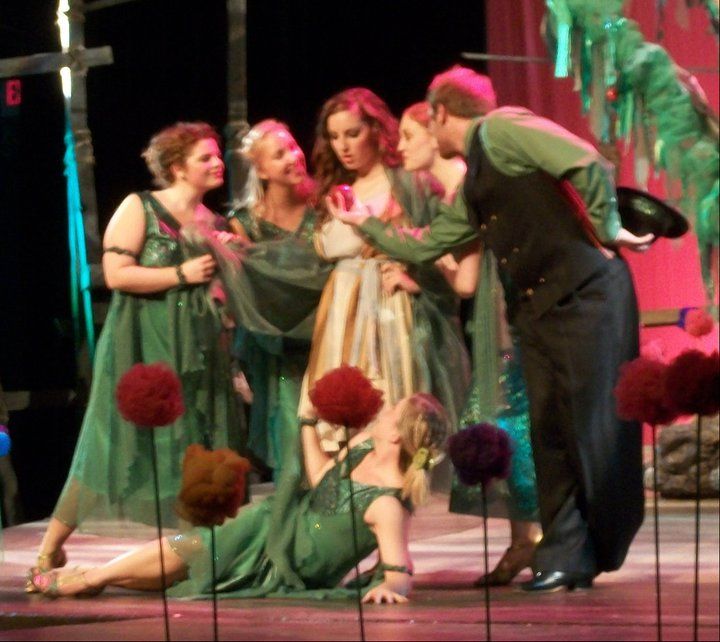Performing as the Snake in the musical Children of