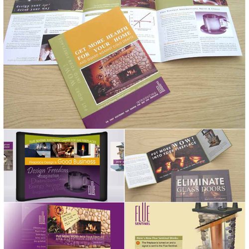 Print Brochure and Trade Show Graphics for Flue Se