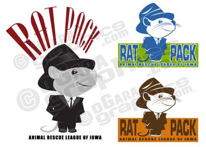 Original logo for Animal Rescue League of Iowa's r