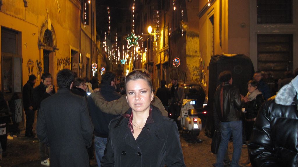 Livia walking home in Rome