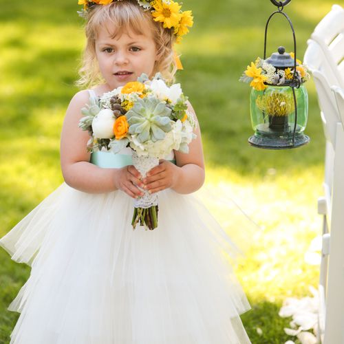 Don't forget the flower girl!
