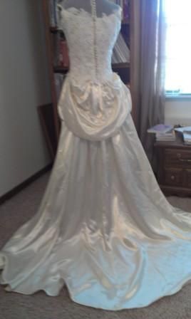 remake of a vintage wedding gown.