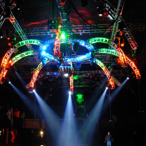 Complex moving lighting rigs