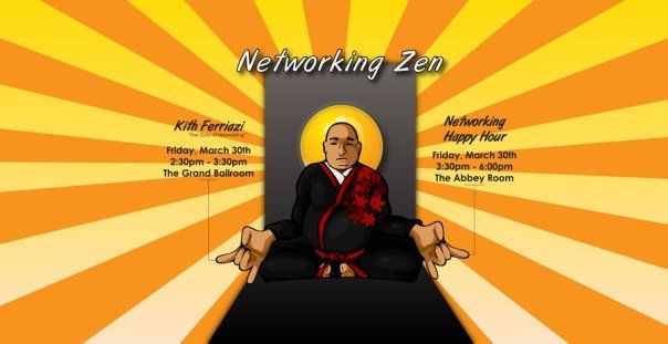 Networking event poster