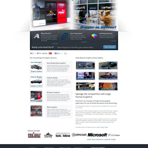 AutoTize - Business Website Design