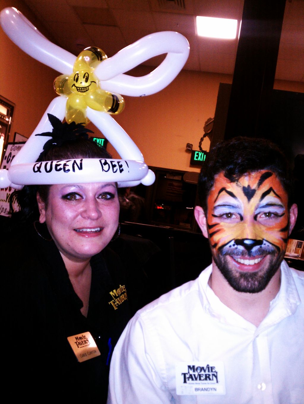 You never get too old for balloons and face paints