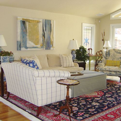 Transitional Living Room By Dee Thelen