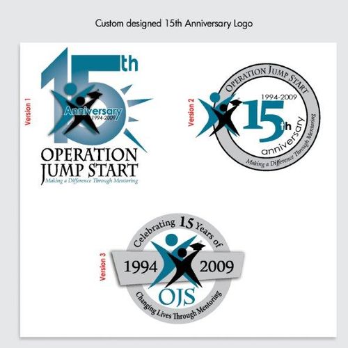 Logo design for 15th anniversary