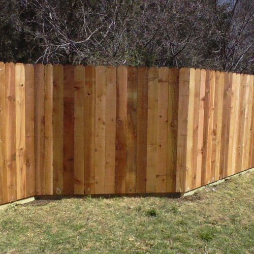 Cedar Fence Job