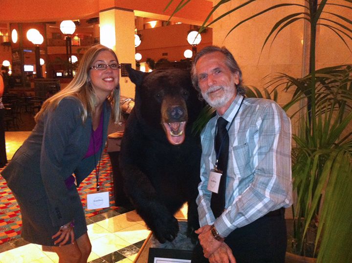 At NC Wildlife Conservation awards ceremony with m