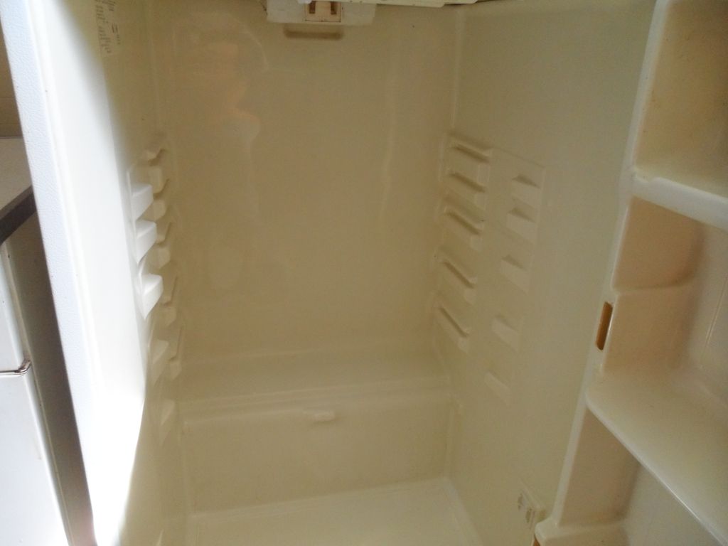 Fridge cleaned with water and enviro cloth ..old f
