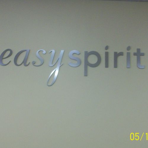 Installed Easy Spirit Stencils on Store Walls