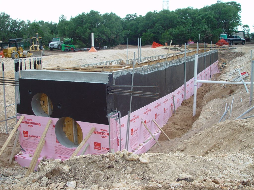 2000 Sq ft water treatment plant below grade water