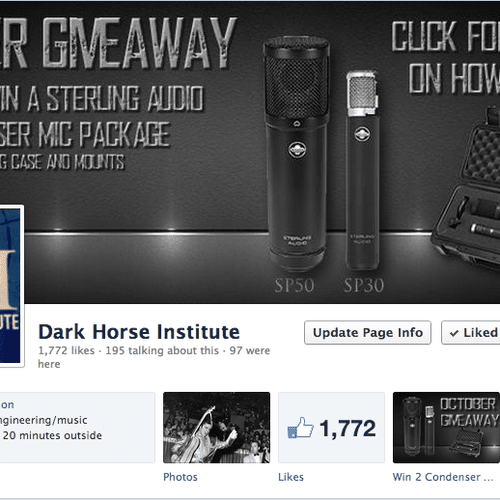 Facebook Competition for Dark Horse Institute.  Co