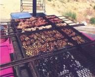 This is real barbecue.  We use red oak wood for th
