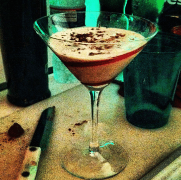 Godiva martini for a holiday party