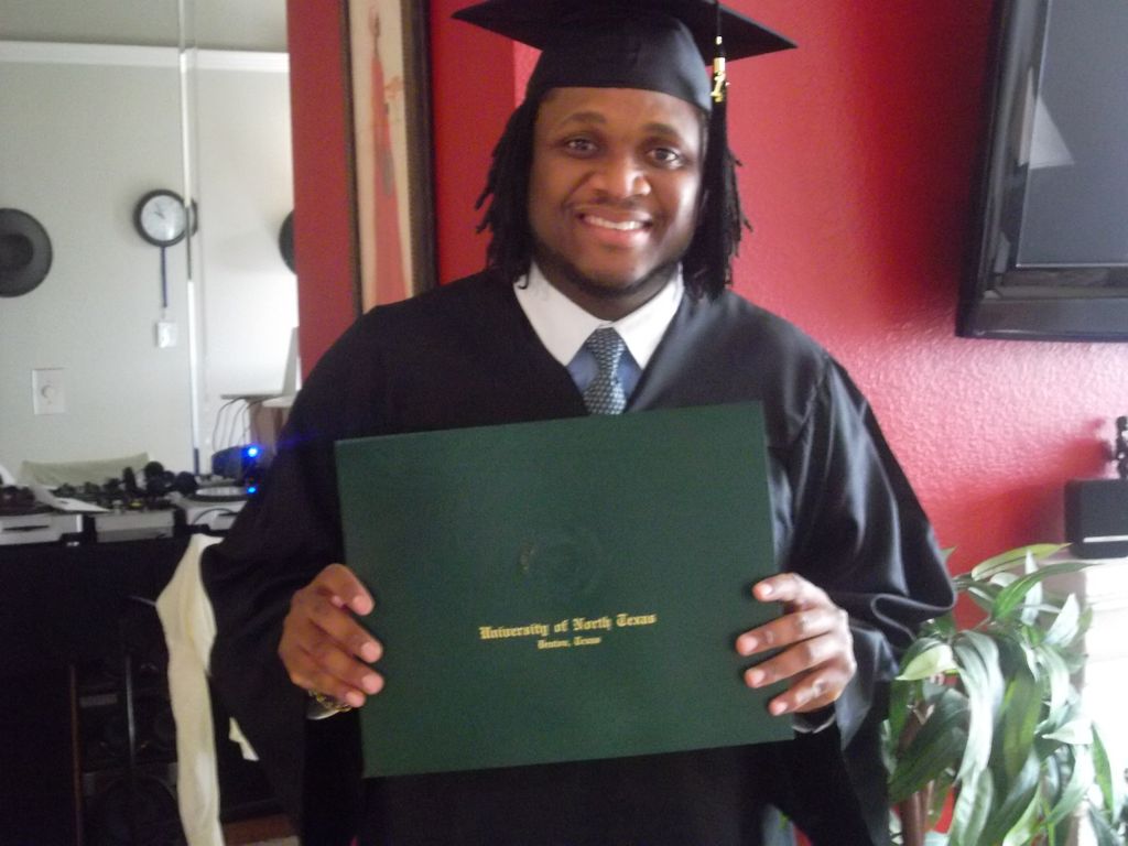 PROUDEST DAY OF MY LIFE "UNIVERSITY OF NORTH TEXAS