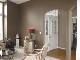 Changed from cream colored walls to dark brown and