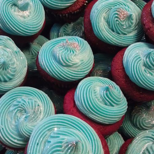 Who says red velvet can't have blue?