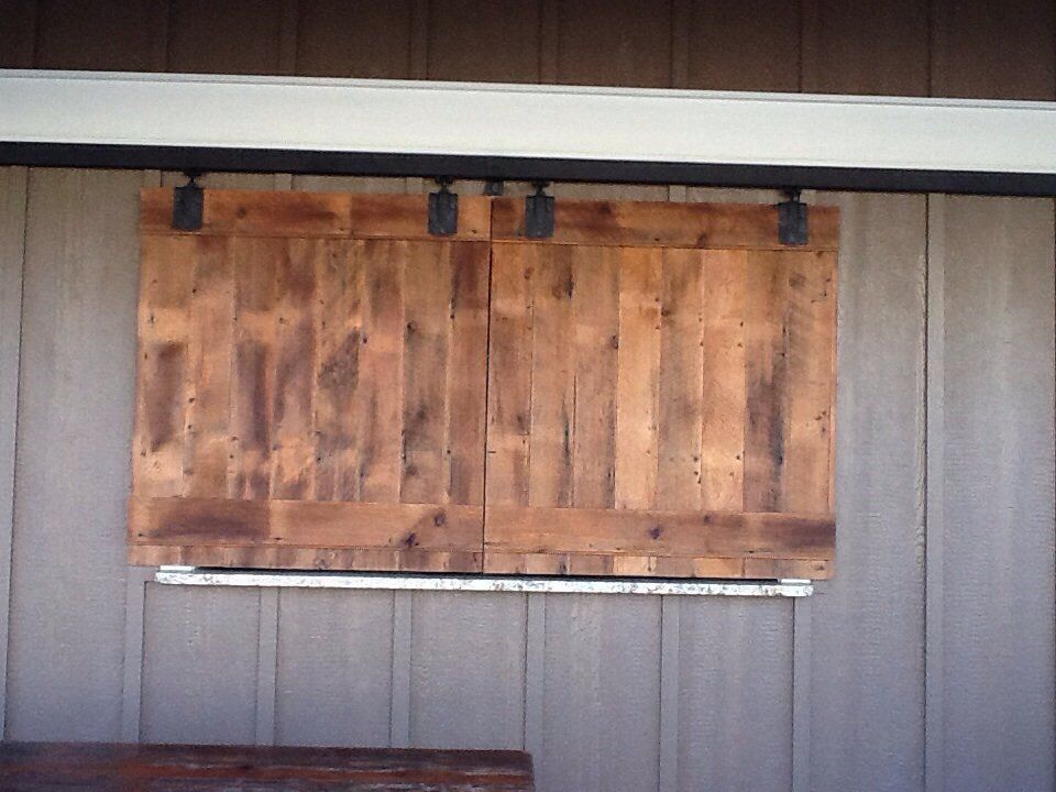 Pool House Barn Doors