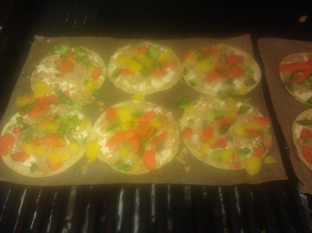 A Vegan Delight Pizza Brooklyn style 
on the grill