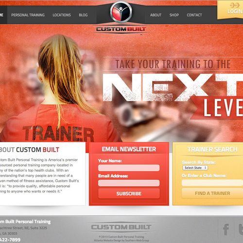 Custom Built Personal Training Website by Southern