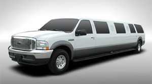 Excursion limo which can seat up to 22 passengers