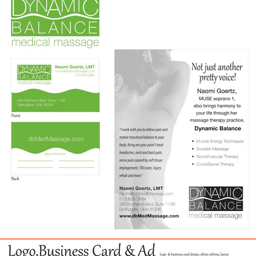 Logo, Business Cards, Print Ad